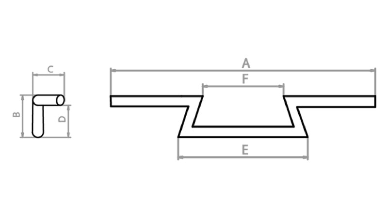 Harley Davidson Fls [FEHLING] - Lenker FEHLING - Z-Lenker, 1 Zoll, mit Aussparung für Elektrokabel (für alle HD ab Bj. 82)