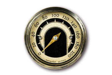 Anello in ottone vintage analogico Tascho MST per motociclette [MotoGadget] - 0