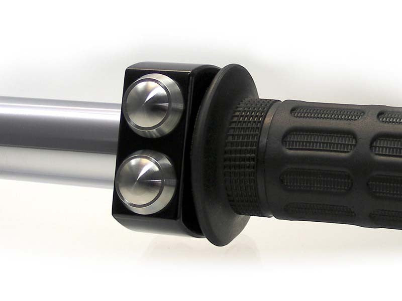 Interruttore del manubrio motociclistico 22 mm in acciaio inossidabile nere - MotoGadget