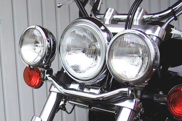Yamaha Xvs 650 [FEHLING] - Portalampada per fari aggiuntivi Yamaha XVS 650 96-03/1100 Drag Star 99-02