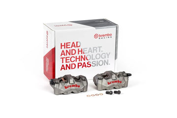 Kawasaki Zr 400 [BREMBO RACING] - GP4-RS Coppia pinze freno anteriori radiali 4 pistoncini Ø3mm