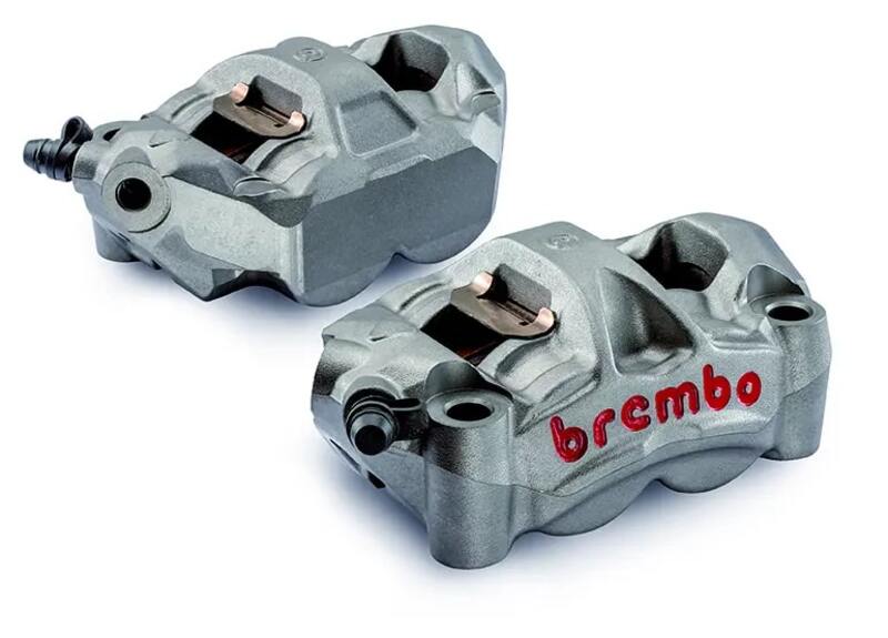 Aprilia Tuono 1100 [BREMBO RACING] - M5 Paar Radial-Bremssattel vorne 4 Kolben Ø3mm