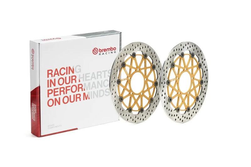Kawasaki Zr 400 [BREMBO RACING] - UPGRADE Supersport pair of floating brake discs - 208973734