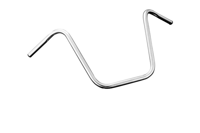 Kawasaki Vn 900 [HIGHWAY HAWK] - Apehanger 1 inch handlebar with 3 holes, 900mm wide 410mm high, chrome
