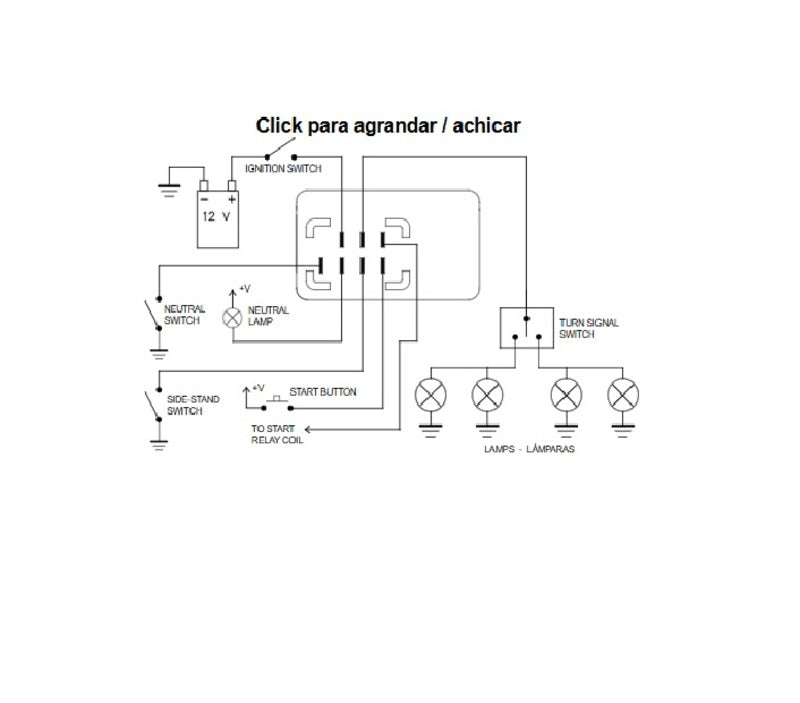 Suzuki Dl 650 [TECNIUM] - by DZE flasher relay (2+2) X 21W / LED