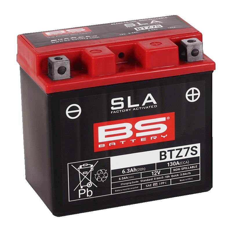 Yamaha Ténéré 700 World Rai [BS BATTERY] - Batteria senza manutenzione SLA attivata in fabbrica - BTZ7S (FA)