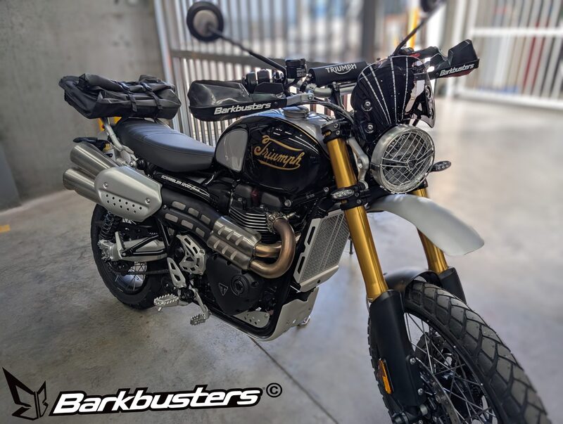 Triumph Scrambler 1200 [BARKBUSTERS] - Hardware kit two-point attachment