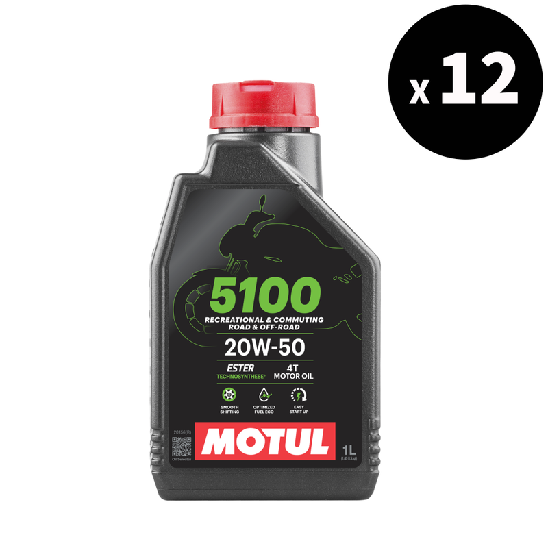 5100 4t olio motore 20w50 1l 12 pack [motul]