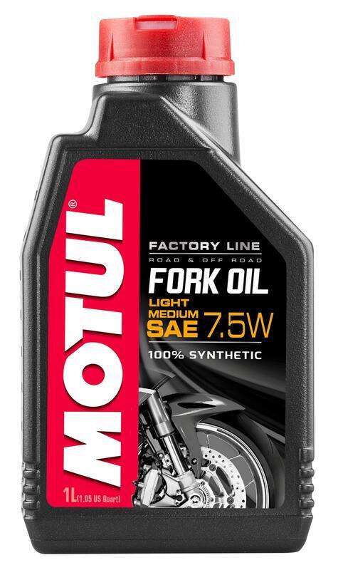Fork oil 7.5W 1L 6-pack for motorcycles [Motul]