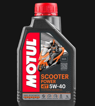 Kit di olio per motociclette 5W-40 per scooter, 12x1L [Motul]