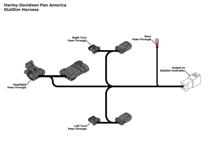 Harley-Davidson Pan America 1250 RA1250 [DENALI] - Fahrlicht-Kit