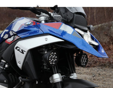 Bmw R 1300 Gs Trophy [DENALI] - Set luci D7 LED 10W - con controller CanSmart Gen II e supporto