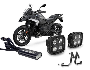 Bmw R 1300 Gs Trophy [DENALI] - Set luci D4 LED 10W - con controller CanSmart Gen II e supporto