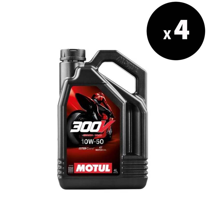 Engine oil 10W50 4T Road Racing 4L - Motul 300V Factory Line