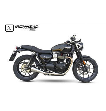 Triumph Street Twin [IXIL] - Slip On Ironhead Conical Silencer (right + left)