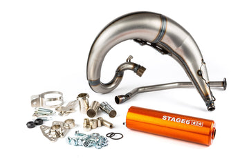 Aprilia RX 50 2T D50B1 [2006–] - Scarico Streetrace CNC arancione