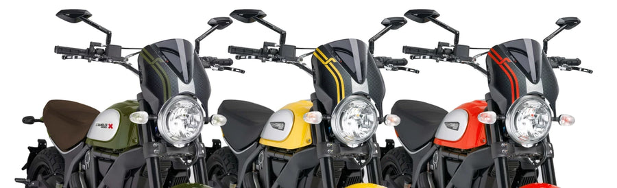 DUCATI SCRAMBLER DESERT SLED [2025] – Visiera per parabrezza RetroVision – Colorata