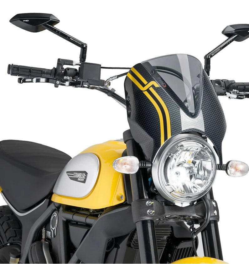 DUCATI SCRAMBLER DESERT SLED [2025] – Visiera per parabrezza RetroVision – Colorata
