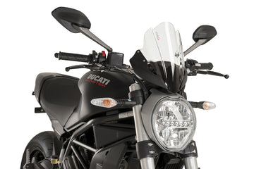 DUCATI MONSTER 821 DARK [2016] – parabrezza sportivo – trasparente