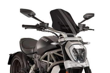 TRIUMPH BONNEVILLE T 120 BLACK [2025] - Cupolino touring regolabile | Molto tonico | PUIG8922F