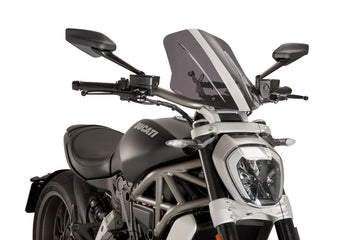 TRIUMPH BONNEVILLE T 120 BLACK [2025] - Cupolino touring regolabile | Colorato | PUIG8922H