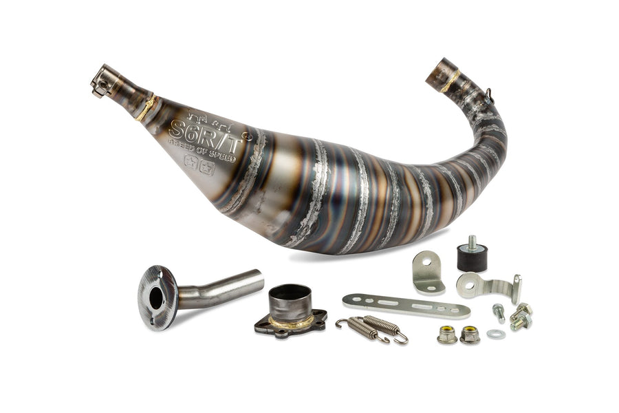 Aprilia RX 50 2T D50B1 [2006–] - Exhaust 90-100 Black