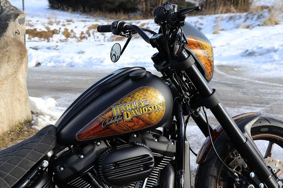 harley davidson fxlrs [CULT WERK] – Dash Cover for Harley