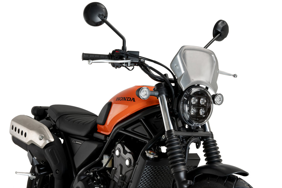 HONDA CL 500 [2025] – ALU Frontplatte – Silber