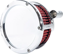 Harley-Davidson FXSE 1800 Pro Street Breakout CVO [2016-2017] - Kit filtro aria BA - Superficie: cromato, rosso - Immagine 2