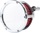 Harley-Davidson FXSE 1800 Pro Street Breakout CVO [2016-2017] - Kit filtro aria BA - Superficie: cromo, rosso - Immagine 1
