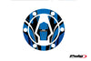 TRIUMPH BONNEVILLE T 120 BLACK [2025] - Radical tank cap covers | Blue | PUIG 9041A