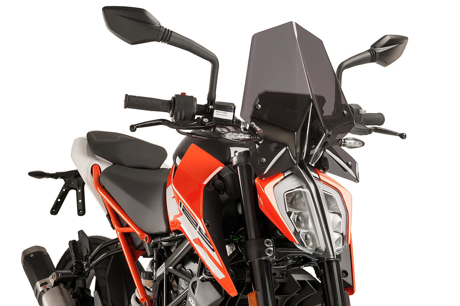 TRIUMPH BONNEVILLE T 120 BLACK [2025] - New Generation Sport Windschild | Stark getönt | PUIG 9514F