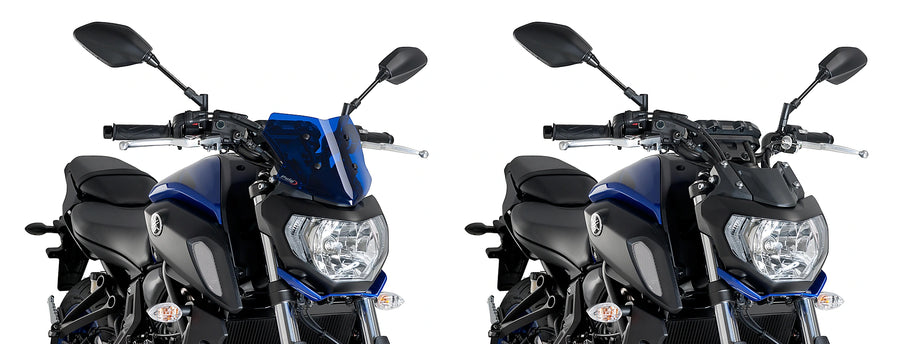 TRIUMPH BONNEVILLE T 120 BLACK [2025] - New Generation Sport Windschutzscheibe | Blau | PUIG 9666A