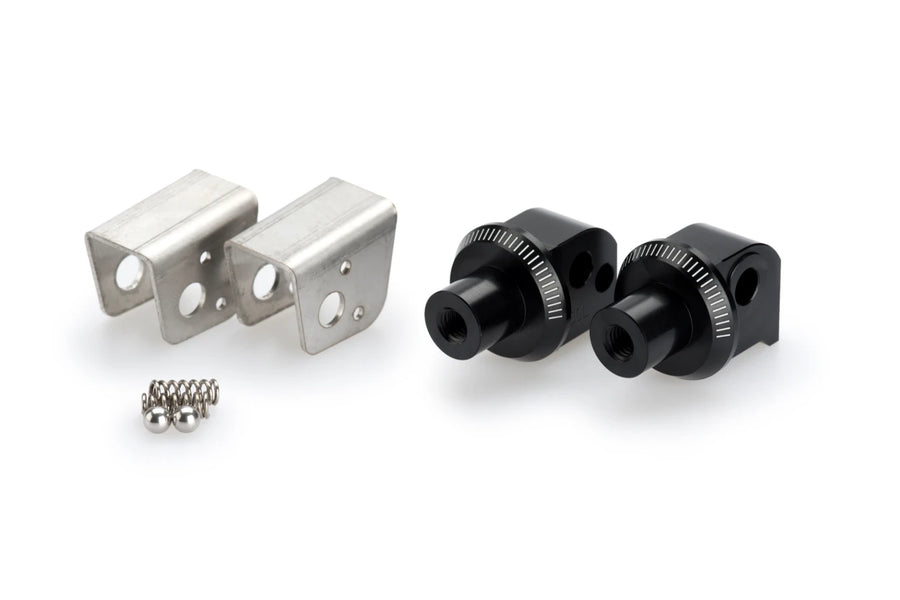 BMW F 900 GS ADVENTURE [2024] – Adapter Beifahrer Fußrasten- Gummipad – Schwarz