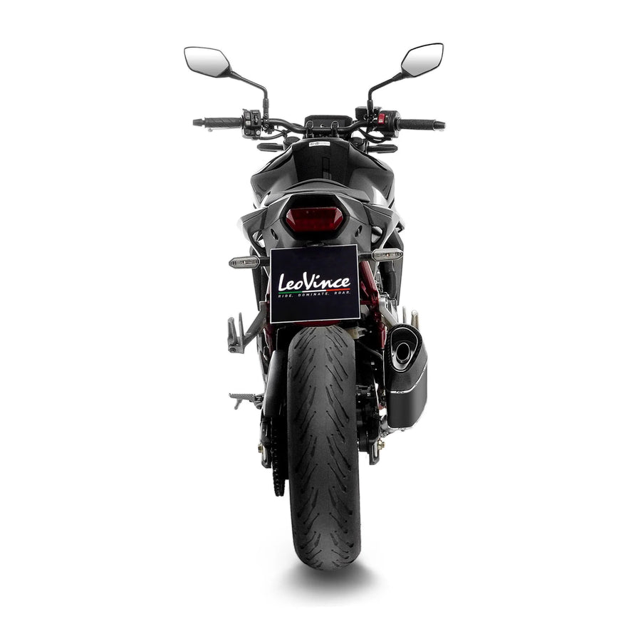 honda cb 750 hornet [LEOVINCE] – Silenziatore posteriore slip-on LV-14R Black Edition