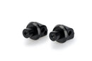 APRILIA SHIVER 900 [2020] – Adapter Beifahrer Fußrasten- Gummipad – Schwarz-1