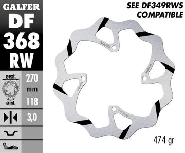 Suzuki Rmx 450 Z [2018, 2019] - BRAKE DISC FIXED WAVE GROOVED OVERSIZE – Picture 2