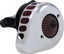 Harley-Davidson FLSS 1800 Softail Slim S [2016-2017] - Mini Teardrop Stealth Luftfilter-Kit – Oberfläche: Silber – Bild 5