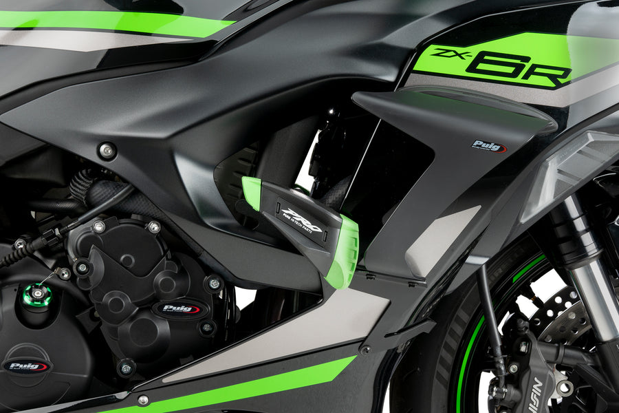 KAWASAKI ZX-6R NINJA [2025] – Crash Pad PRO 2.0 – Nero