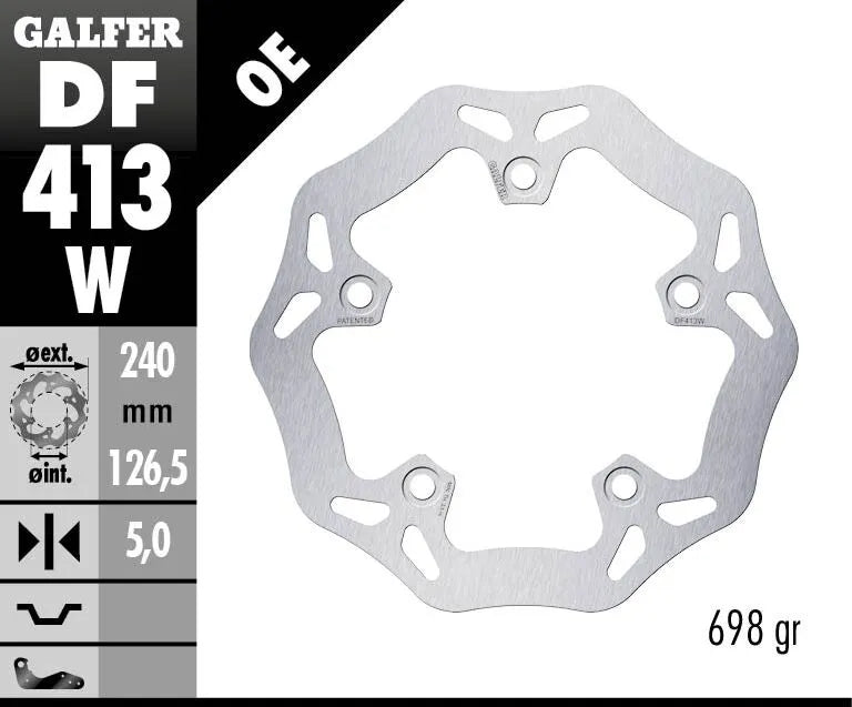 Kymco XCITING 250 [2008] - Wave® brake disc – picture 2