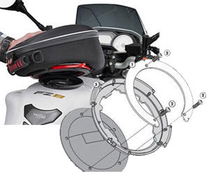 Yamaha FZ1 1000 [2006–2015] – Befestigungsring für Tanklock