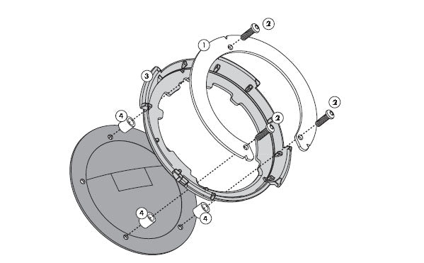 Yamaha XJ6 600 [2013–2015] – Befestigungsring für Tanklock