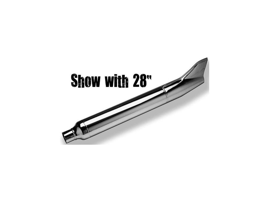 Harley Davidson Panhead [1958-1965] – FL-Style Fishtail Auspuff 33" Lang Show Chrom