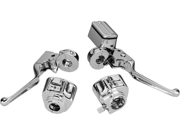 Harley Davidson Sportster [1982-1995] -82-95 Kit di cilindro principale freno Chrom 3/4 "1" - 0
