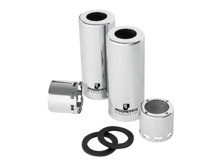Harley Davidson – 412 Series Stoßdämpferabdeckungsset Chrom