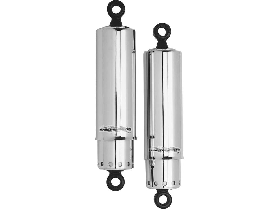 Harley Davidson Fl Shovel [1973-1984]-412 Series Covered 11 "Twin Shocks Chrome" "