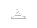 Harley Davidson FLSTC [1988-1999] – Seitenplatten für Sissy Bar Chrom-1
