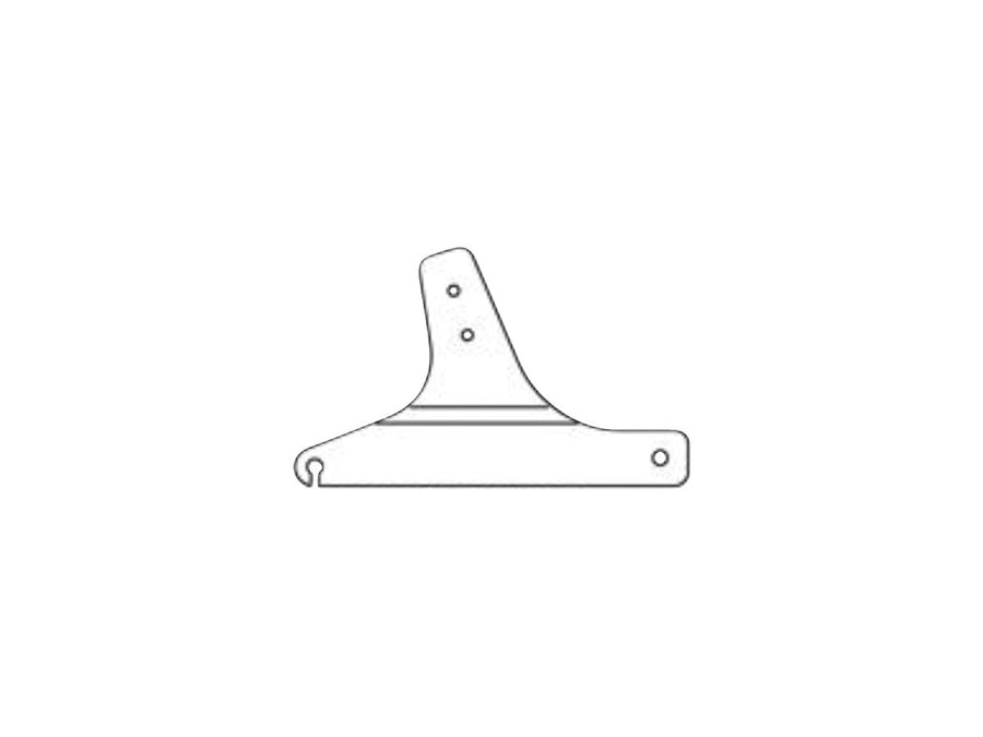 Harley Davidson FLSTC [1988-1999] – Seitenplatten für Sissy Bar Chrom