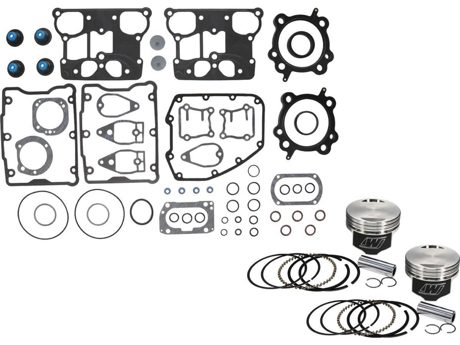 Harley Davidson Dyna [1999-2006]-Kit pistone forzato con set di sigillatura superiore