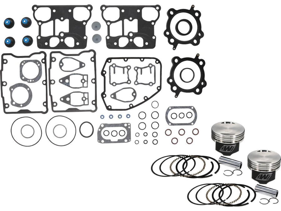 Harley Davidson Dyna [1999-2006]-Kit pistone forzato con set di sigillatura superiore